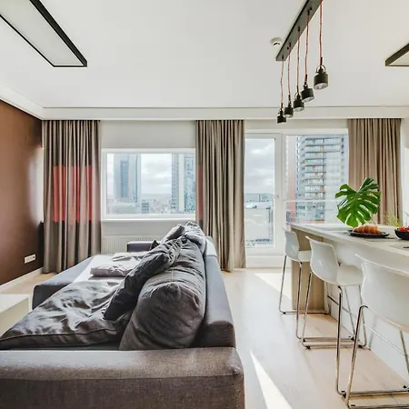 Two-story With Panoramic View Apartment Vilnius